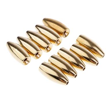 Imagem de Milageto 10 Pcs Assorted Copper Chuffer Giratória Swivel Kit Casting Slower, como show da imagem, 5G.