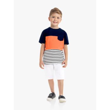 Imagem de Infantil - Conjunto Menino Camiseta + Bermuda Milon Azul Marinho  menino