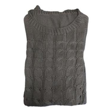 Imagem de Suéter Feminino Plus Size Tricot Premium Manga Longa Inverno-Feminino