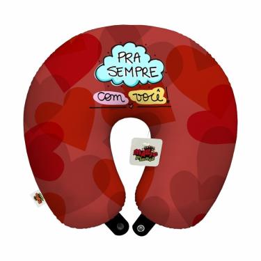 Imagem de Almofada de pescoço viagem pra sempre com você namorados lembrança