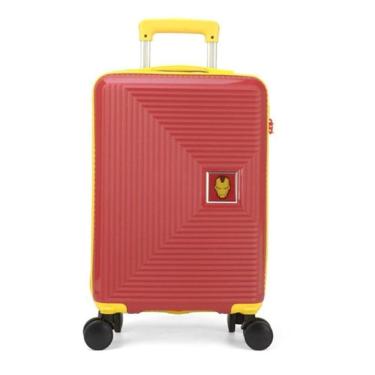 Imagem de Mala viagem p bordo abs escolar homem de ferro - vermelho