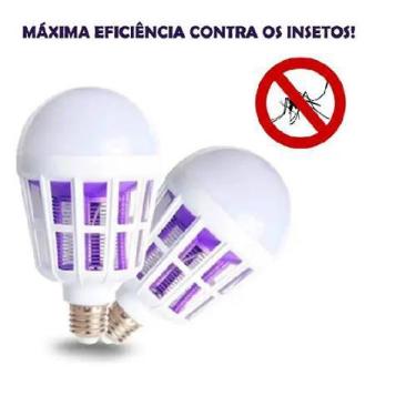 Imagem de Lâmpada Mata Mosquito Repelente Pernilongo Luminária Bivolt - Exito