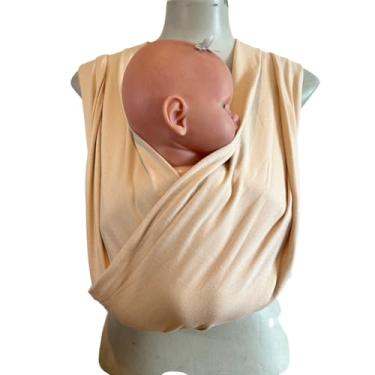 Imagem de Wrap Sling de Vestir para Carregar Bebês - Fast Sling Creme XXG