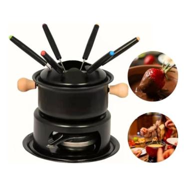 Imagem de Conjunto Para Fondue 11 Peças Inox para Queijos, Chocolate e Molhos