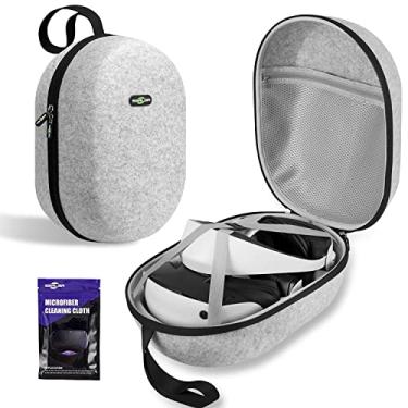 Imagem de sarlar Hard Carrying Case Compatible with Playstation VR2 Gaming Headset and Touch Controllers Accessories, PS VR2 Portable Case Suitable for Travel and Home Storage