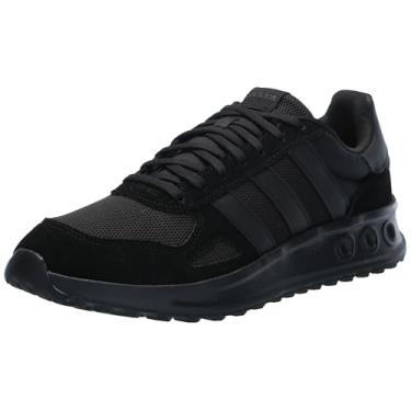 Imagem de adidas Tênis masculino Run 84, Preto/Preto/Carbono, 8