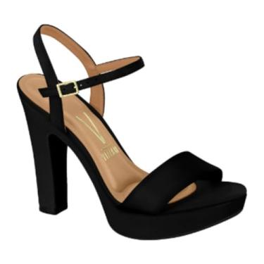 Imagem de Sandalia Feminina Meia Pata Salto Alto Vizzano 6292100