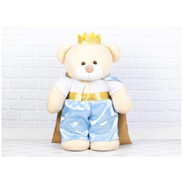 Imagem de URSO DE PELUCIA GIGANTE 60 CM FIXO EM PÉ PARA DECORAÇÃO (PRINCIPE AZUL CLARO)