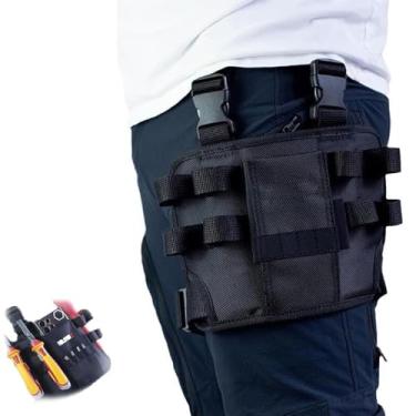 Imagem de Bolsa de ferramentas coldre Z 2.0, bolsa de ferramentas coldre Z, bolsa de ferramentas de eletricista para perna, bolsa de ferramentas portátil para prender e soltar rapidamente dos cintos de