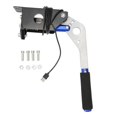 Imagem de Freio de Mão de Corrida USB, Controlador de Jogo PC Sim para G27 G25 G29 T500 T300, Material de Aço de Alumínio, Ajustável, Conexão Fácil, G25/27/29 T500 FANATECOSW, LFS, Dirt