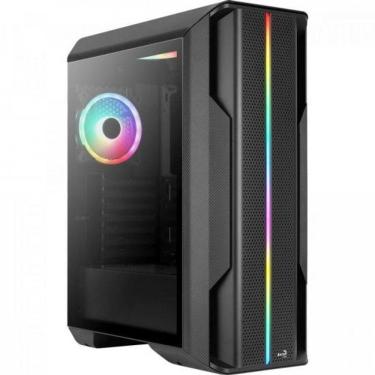 Imagem de Gabinete Gamer Aerocool ATX Splinter Lateral Vidro [F002]