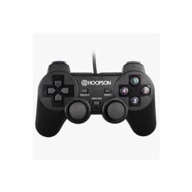 Imagem de Joystick Gamer Usb C/ Fio P/ Pc Dual Shock Vg-018 Preto hoopson [F086]