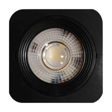 Imagem de Spot Led 5w Quadrado de Sobrepor  - Embu Led, Preto, Branco Neutro
