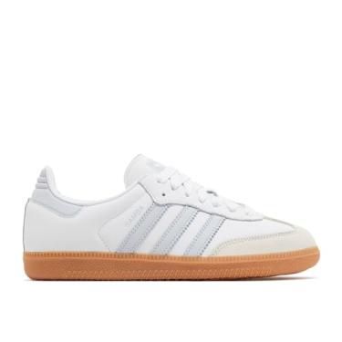 Imagem de adidas Tênis de futebol masculino Performance Samba Classic Indoor, Branco Halo Blue Gum, 41