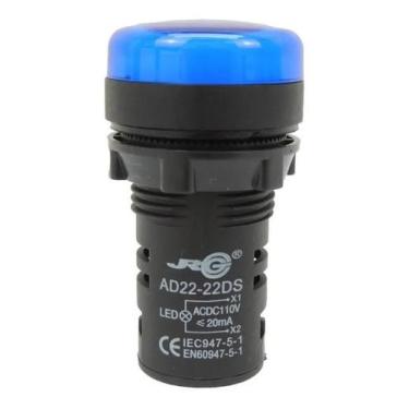 Imagem de Sinaleiro Led 22Mm 110V Azul Ad22-22Ds Jrg