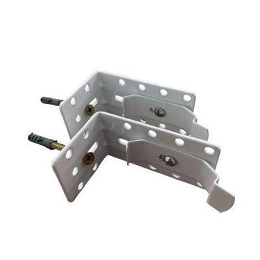 Imagem de 2 Suportes L Garra Para Bando De Persiana Rolo E Trilho Max - DECOR LI