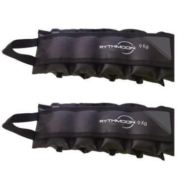 Imagem de Caneleira 9KG Tornozeleira De Peso Profissional Com Alça - Rythmoon, C