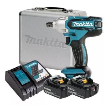 Imagem de Chave Impacto 1/2 18v Makita Dtw190 Com 2 Baterias 5ah E Carregador