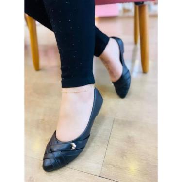 Imagem de Sapatilhas premium trançada super tendencia - Dlucca, Preto, 35