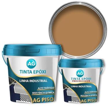 Imagem de Tinta Epoxi Industrial Bege Marrom AG - RAL1011 - Resinas ag, 18KG