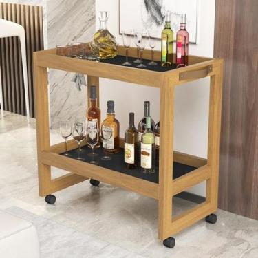 Imagem de Carrinho Multiuso Com Rodizios Ambiente Estilo Retrô Monica Plus - Cor