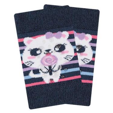 Imagem de Joelheira Antiderrapante Infantil Bebê 6m+ Para Gatinhar Cia da Meia