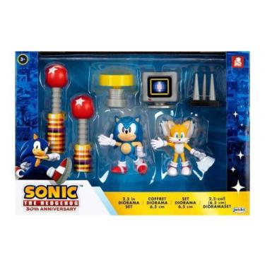 Imagem de Sonic - Diorama Set 2,5 - Brinquedo Boneco Candide Original - Jakks
