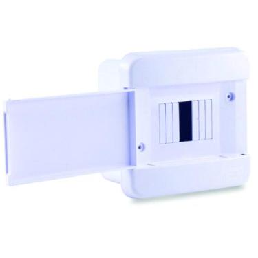 Imagem de Quadro de Distribuição 4 Disjuntores Din Embutir Chumbar Elétrico - Fo