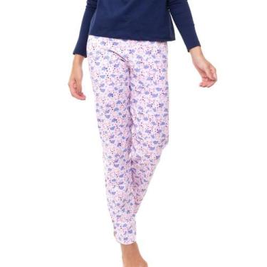 Imagem de Calça Feminina E-Pijama By Sepie 5098 Suedine - Love Clouds, Love clou