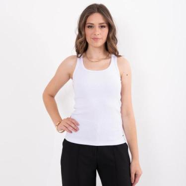 Imagem de Regata Basic Gola U Feminina - SCHOONER, Branco, G