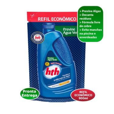 Imagem de Algicida Manutenção Hth Previne Água Verde Algas Para Piscinas Refil 9
