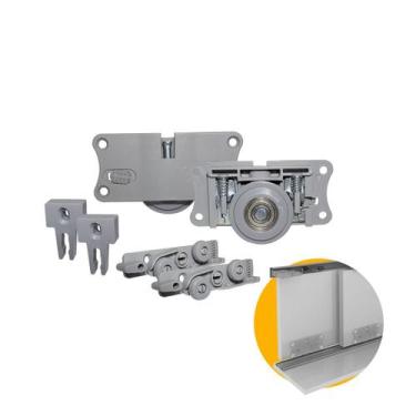 Imagem de Kit Sistema Para Porta de Correr Ro44 L Com Guia 4032 Flex Rometal, RO