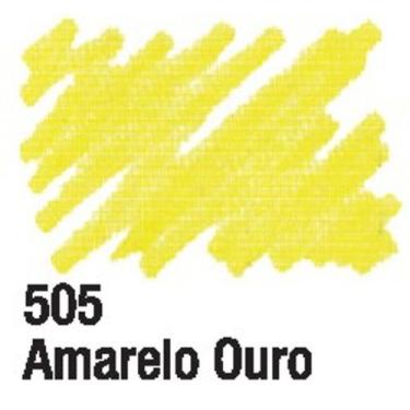Imagem de Caneta para Tecido Acrilpen - Acrilex, 505 - AMARELO OURO
