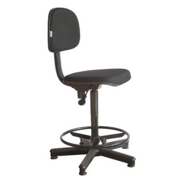 Imagem de Cadeira Caixa Secretaria Bolt - Maiart, Preto, Tecido J.Serrano