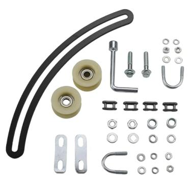 Imagem de Kit de guia de rolo ajustador de tensor de corrente de polia de arco para bicicleta motorizada 80cc 48cc 49cc 50cc 60cc 66cc 2 tempos 4 tempos motor a gás mountain bike peças de corrida resistentes