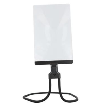 Imagem de Lupa Mãos Livres 4X, Lupa para Leitura, Pescoço de Ganso Flexível, Lupa Grande, Uso No Pescoço, Auxílio Visual para Leitura, Costura, Ponto Cruz, Inspeção, Reparo