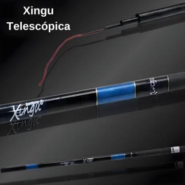 Imagem de Vara Telescopica 1,80m Caniço de Pesca + Enrolador de Linha Carbono Va