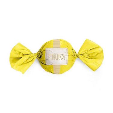 Imagem de Papel Trufa 14,5x15,5cm - Petit Poa Amarelo Ouro - 100 unidades - Crom