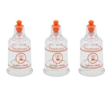 Imagem de Copos para Ventosa - Kit c/ 3 ventosas tam. 4 - DONG YANG