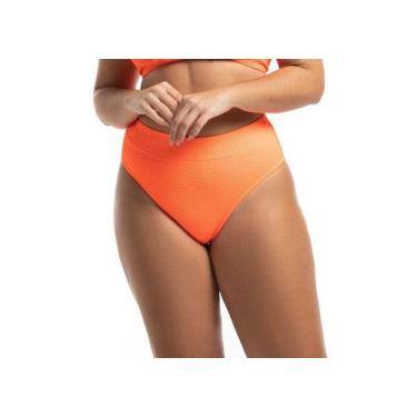 Imagem de Calcinha de Biquíni Sunquíni Textura Anarruga - Cor de Cacau, 48, Lara