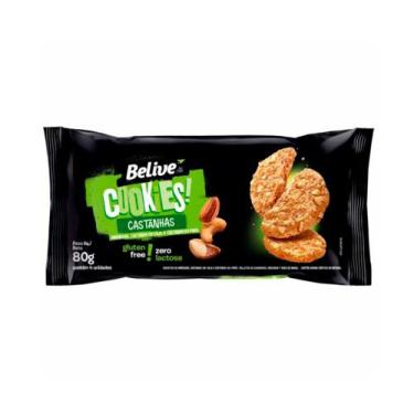 Imagem de Cookies Belive Zero Lactose e Glúten Castanhas 80g un