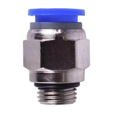 Imagem de Conexão Pneumática Engate Rápido Reta Macho 1/8 Bsp X 6mm - STORE AUTO