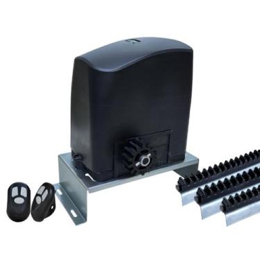 Imagem de KIT MOTOR PORTÃO DESLIZANTE RCG PL 600Kg 1/3CV COM BASE FIXA, 220V