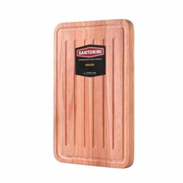 Imagem de Tábua Migalheira Madeira Santorini 36X25X2Cm