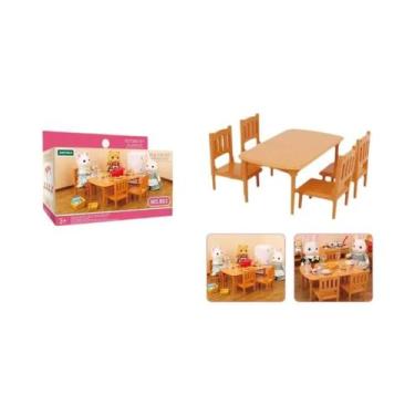 Imagem de Mini Coelho Villa - Conjunto de Móveis para Meninas - Brinquedo de Faz
