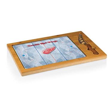 Imagem de PICNIC TIME Conjunto de tábua de corte de queijo NHL Detroit Red Wings Icon 3 peças
