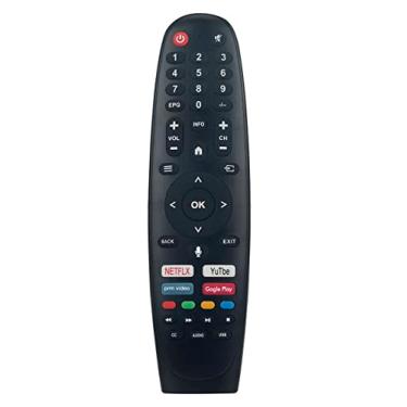 Imagem de VINABTY Controle remoto de substituição de pesquisa por voz adequado para Caixun Smart Android TV EC40V2FA EC32V2HA (modelo 2022)