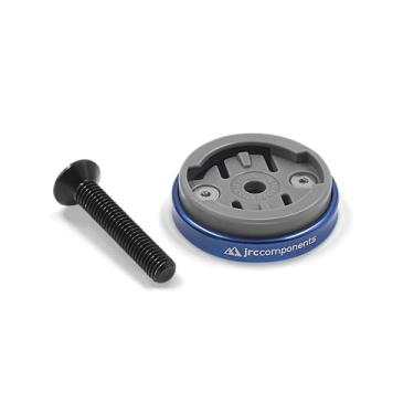 Imagem de JRC Components Suporte de haste de bicicleta Enkei Top Cap | Compatível com todos os modelos de dispositivos GPS Wahoo Elemnt | Corpo de alumínio leve CNC 6061-T6 | Adequado para uso com fone de