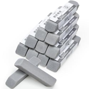 Imagem de M&G Pacote com 36 borrachas de areia, apagador de caneta para caneta esferográfica, borracha de lápis de cor, durável e portátil para estudantes e escritório (cinza)