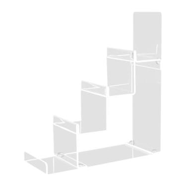 Imagem de Gralara Suporte de exibição de carteira de bolsa, prateleira de exposição, organizador de armário de bolsa, suporte de exibição de bolsa para loja de varejo, 4 Camadas Transparentes